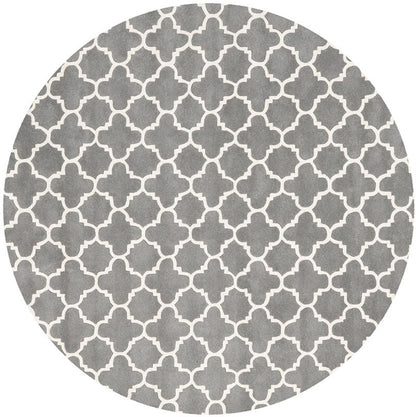 Safavieh Chatham Cht717D Dark Grey / Ivory Geometric Area Rug