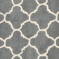 Safavieh Chatham Cht717D Dark Grey / Ivory Geometric Area Rug