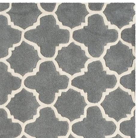 Safavieh Chatham Cht717D Dark Grey / Ivory Rugs.