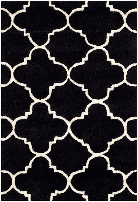 Safavieh Chatham Cht717K Black / Ivory Rugs.