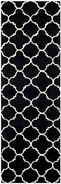 Safavieh Chatham Cht717K Black / Ivory Geometric Area Rug