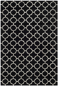 Safavieh Chatham Cht717K Black / Ivory Geometric Area Rug