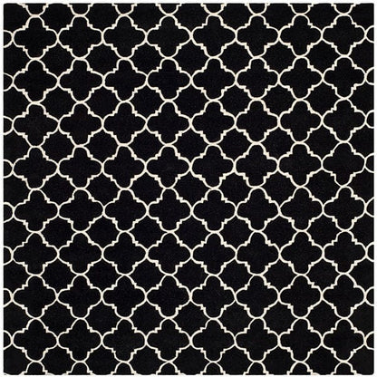 Safavieh Chatham Cht717K Black / Ivory Geometric Area Rug