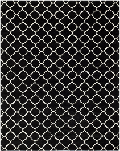 Safavieh Chatham Cht717K Black / Ivory Geometric Area Rug