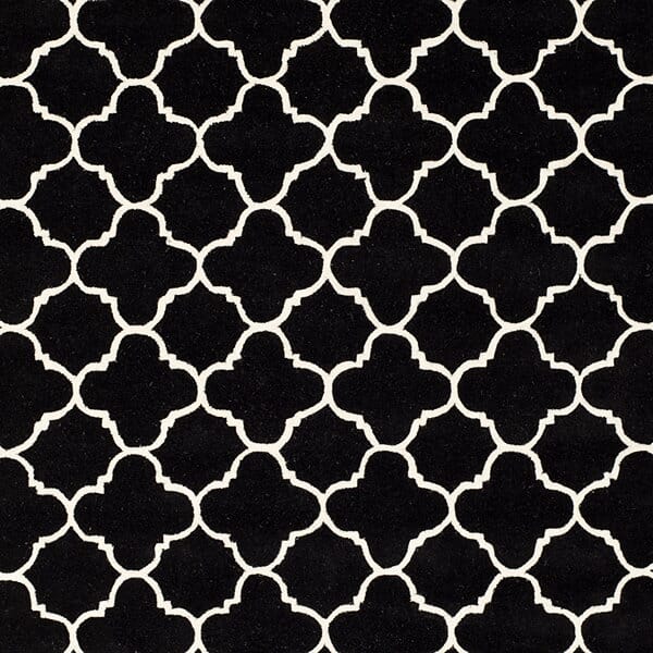 Safavieh Chatham Cht717K Black / Ivory Geometric Area Rug