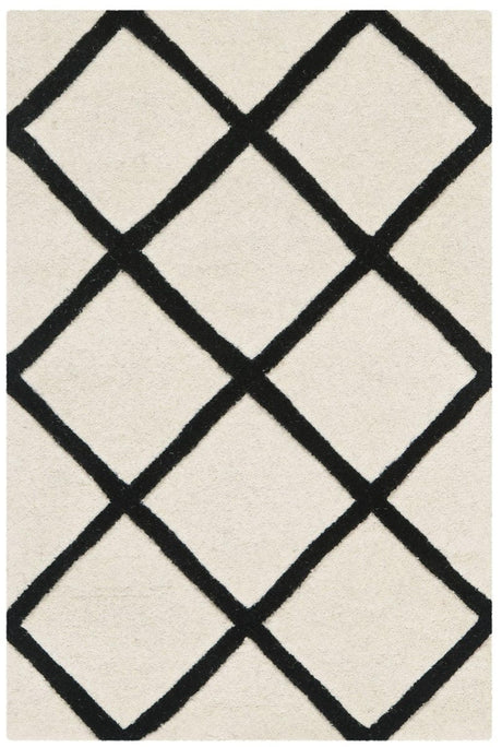 Safavieh Chatham Cht720A Ivory / Black Rugs.