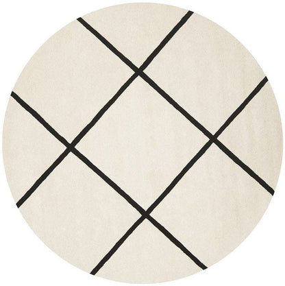 Safavieh Chatham Cht720A Ivory / Black Geometric Area Rug