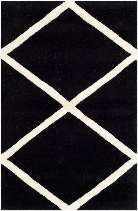 Safavieh Chatham Cht720K Black / Ivory Rugs.