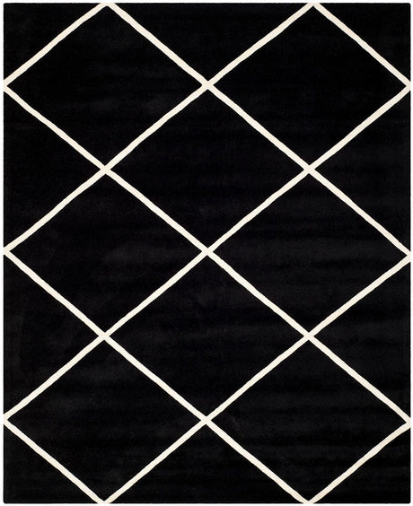 Safavieh Chatham Cht720K Black / Ivory Rugs.