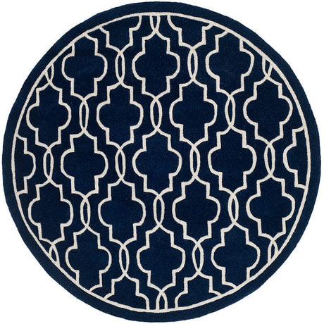 Safavieh Chatham Cht723C Dark Blue / Ivory Rugs.