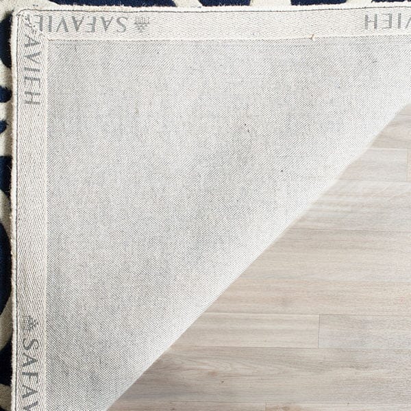 Safavieh Chatham Cht729C Dark Blue / Ivory Damask Area Rug