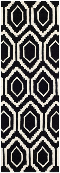 Safavieh Chatham Cht731K Black / Ivory Geometric Area Rug