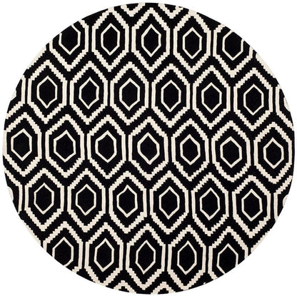 Safavieh Chatham Cht731K Black / Ivory Geometric Area Rug