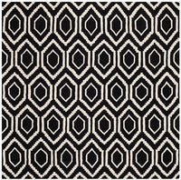 Safavieh Chatham Cht731K Black / Ivory Geometric Area Rug