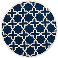 Safavieh Chatham Cht732C Dark Blue / Ivory Geometric Area Rug