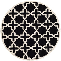 Safavieh Chatham Cht732K Black / Ivory Geometric Area Rug