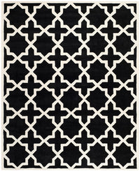 Safavieh Chatham Cht732K Black / Ivory Geometric Area Rug