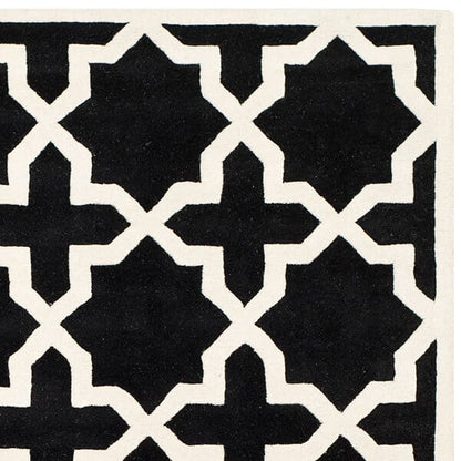 Safavieh Chatham Cht732K Black / Ivory Geometric Area Rug