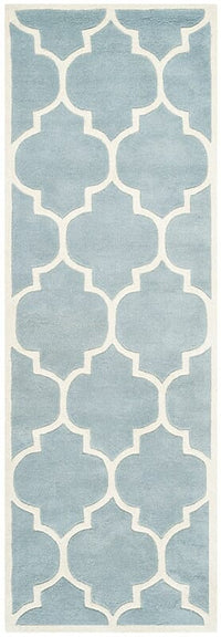 Safavieh Chatham Cht733B Blue / Ivory Geometric Area Rug