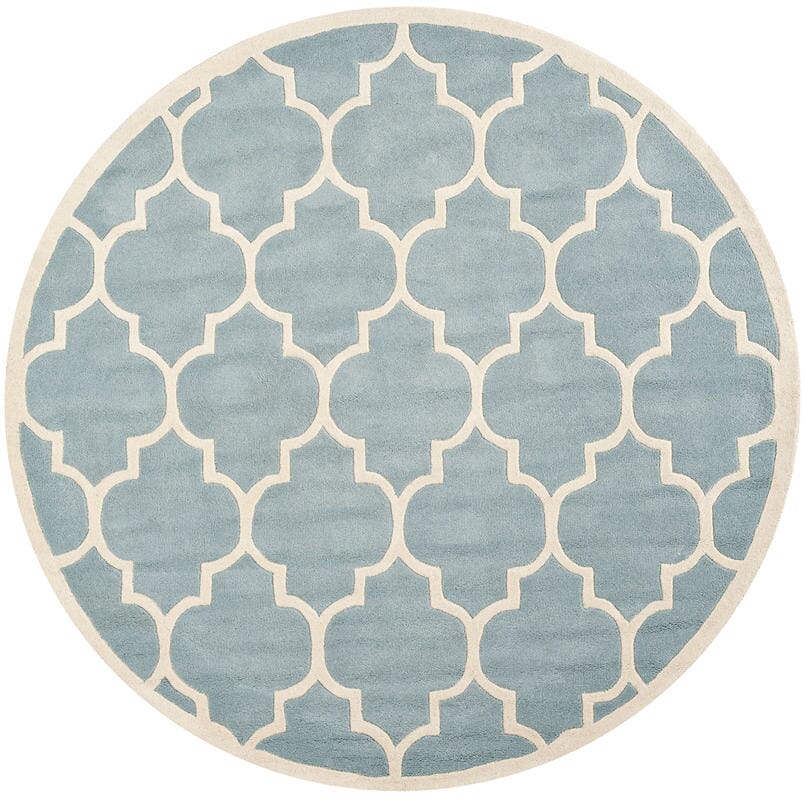 Safavieh Chatham Cht733B Blue / Ivory Geometric Area Rug