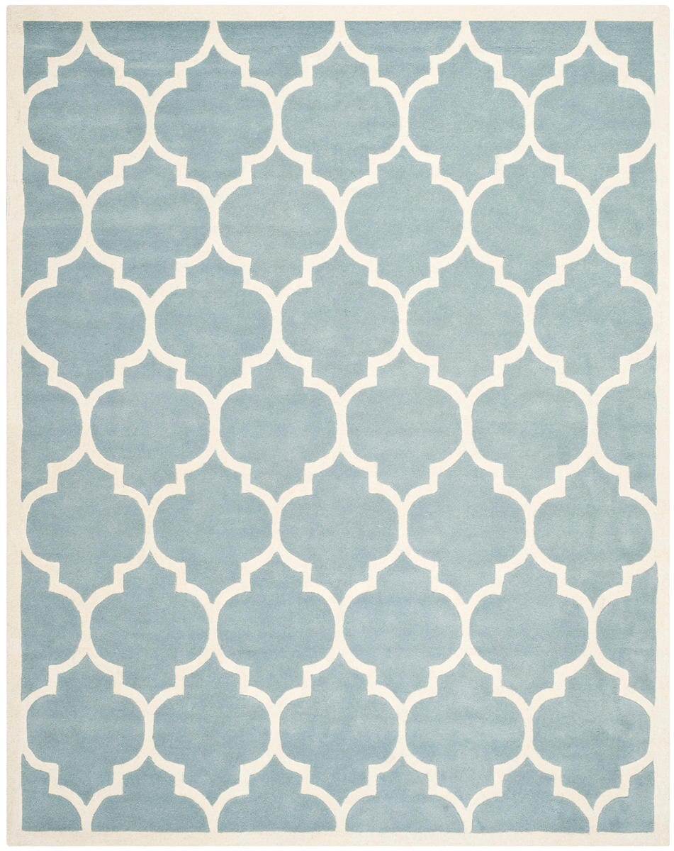 Safavieh Chatham Cht733B Blue / Ivory Geometric Area Rug