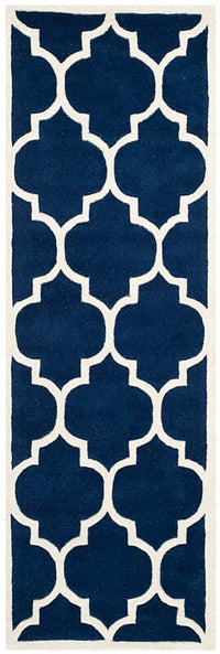 Safavieh Chatham Cht733C Dark Blue / Ivory Geometric Area Rug