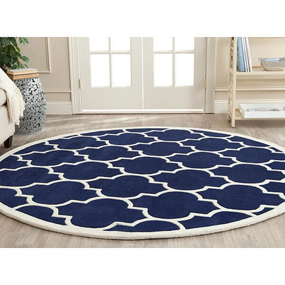 Safavieh Chatham Cht733C Dark Blue / Ivory Geometric Area Rug