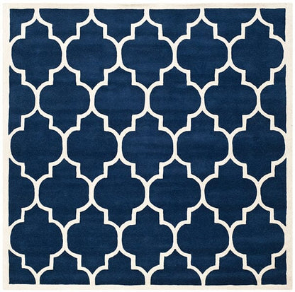 Safavieh Chatham Cht733C Dark Blue / Ivory Geometric Area Rug