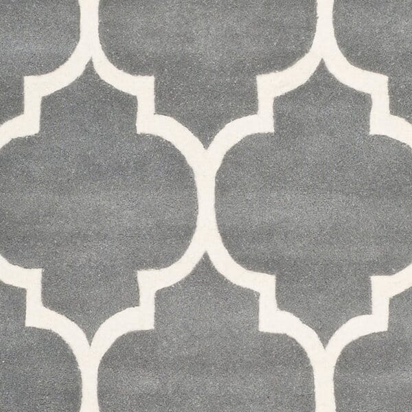 Safavieh Chatham Cht733D Dark Grey / Ivory Geometric Area Rug