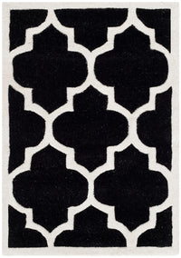 Safavieh Chatham Cht733K Black / Ivory Geometric Area Rug