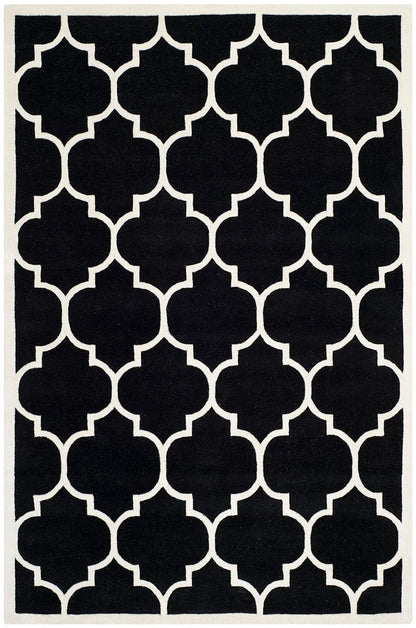 Safavieh Chatham Cht733K Black / Ivory Geometric Area Rug