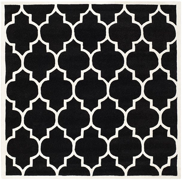 Safavieh Chatham Cht733K Black / Ivory Geometric Area Rug