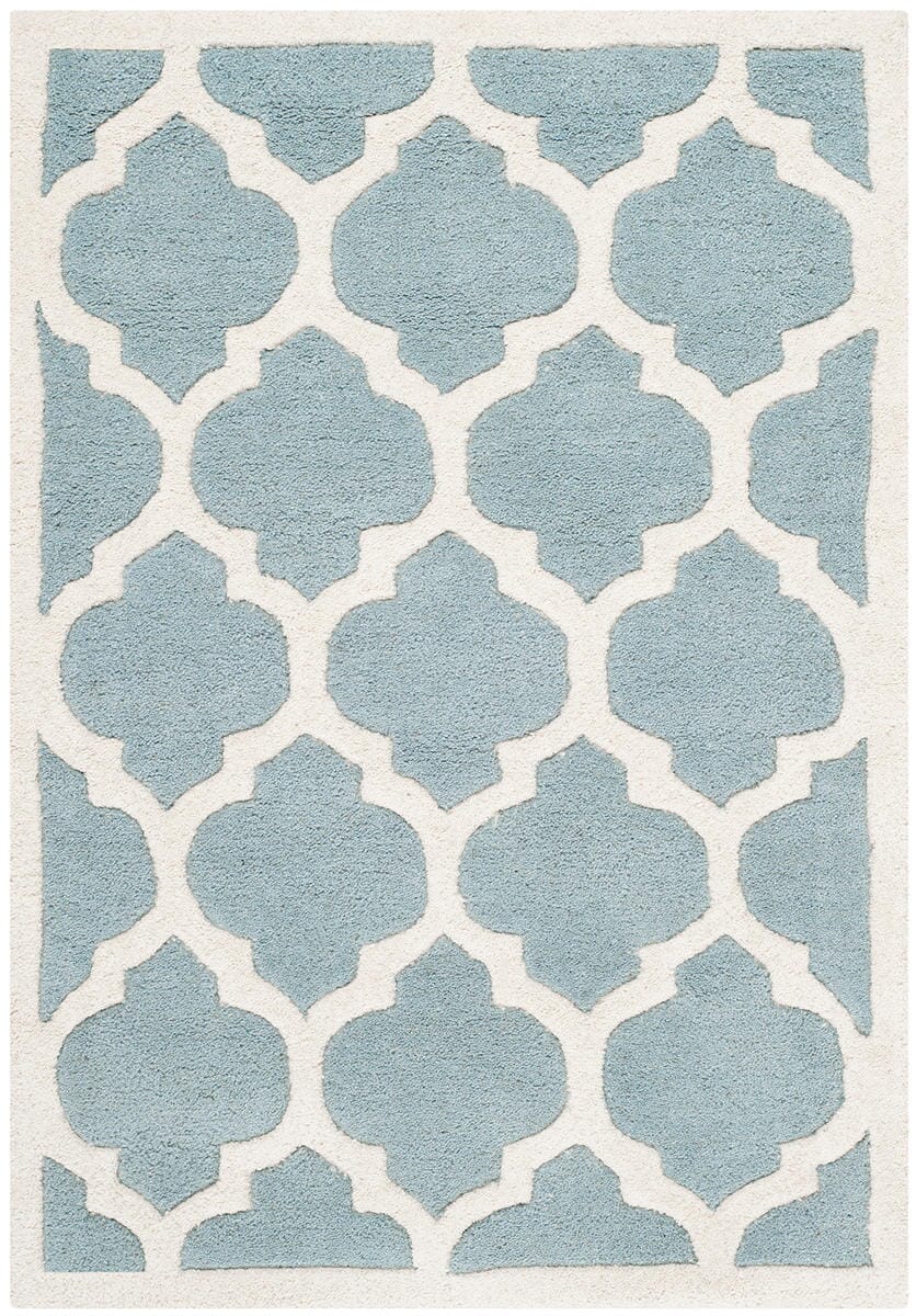 Safavieh Chatham Cht734B Blue / Ivory Geometric Area Rug