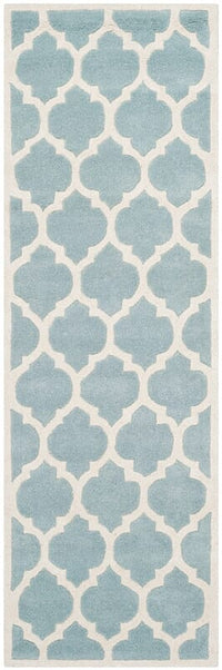 Safavieh Chatham Cht734B Blue / Ivory Geometric Area Rug