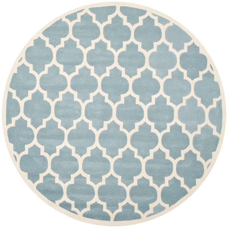 Safavieh Chatham Cht734B Blue / Ivory Geometric Area Rug