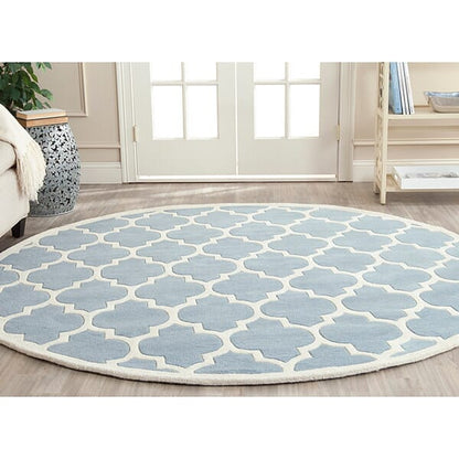 Safavieh Chatham Cht734B Blue / Ivory Geometric Area Rug