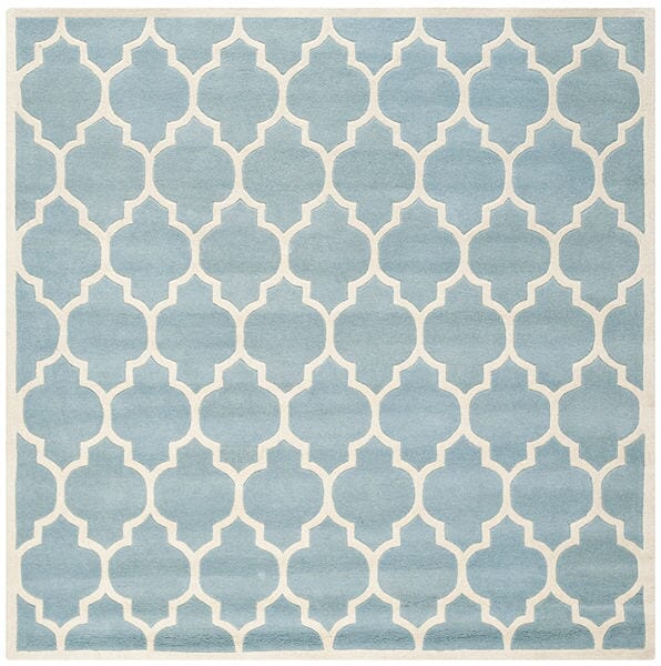 Safavieh Chatham Cht734B Blue / Ivory Geometric Area Rug