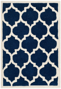 Safavieh Chatham Cht734C Dark Blue / Ivory Geometric Area Rug