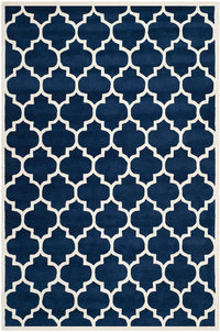 Safavieh Chatham Cht734C Dark Blue / Ivory Geometric Area Rug