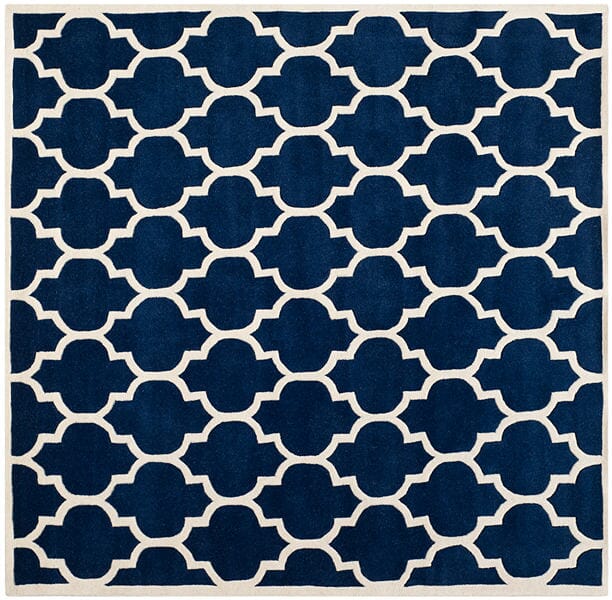 Safavieh Chatham Cht734C Dark Blue / Ivory Geometric Area Rug