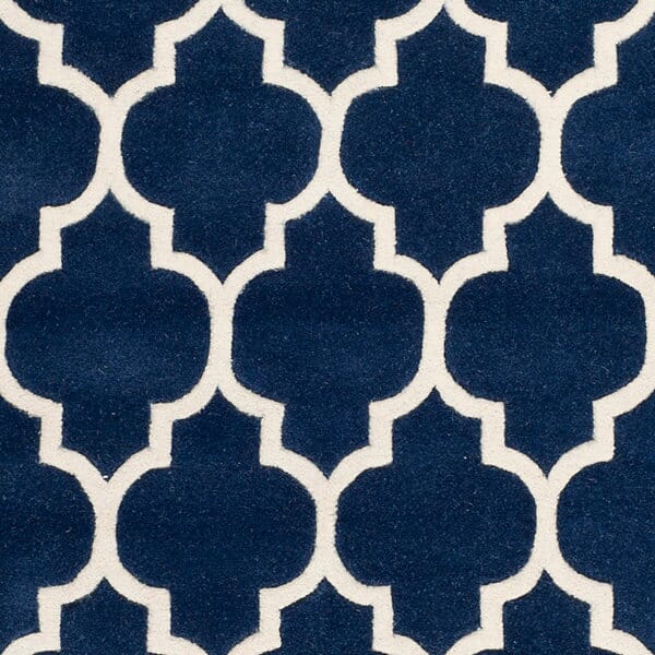 Safavieh Chatham Cht734C Dark Blue / Ivory Geometric Area Rug