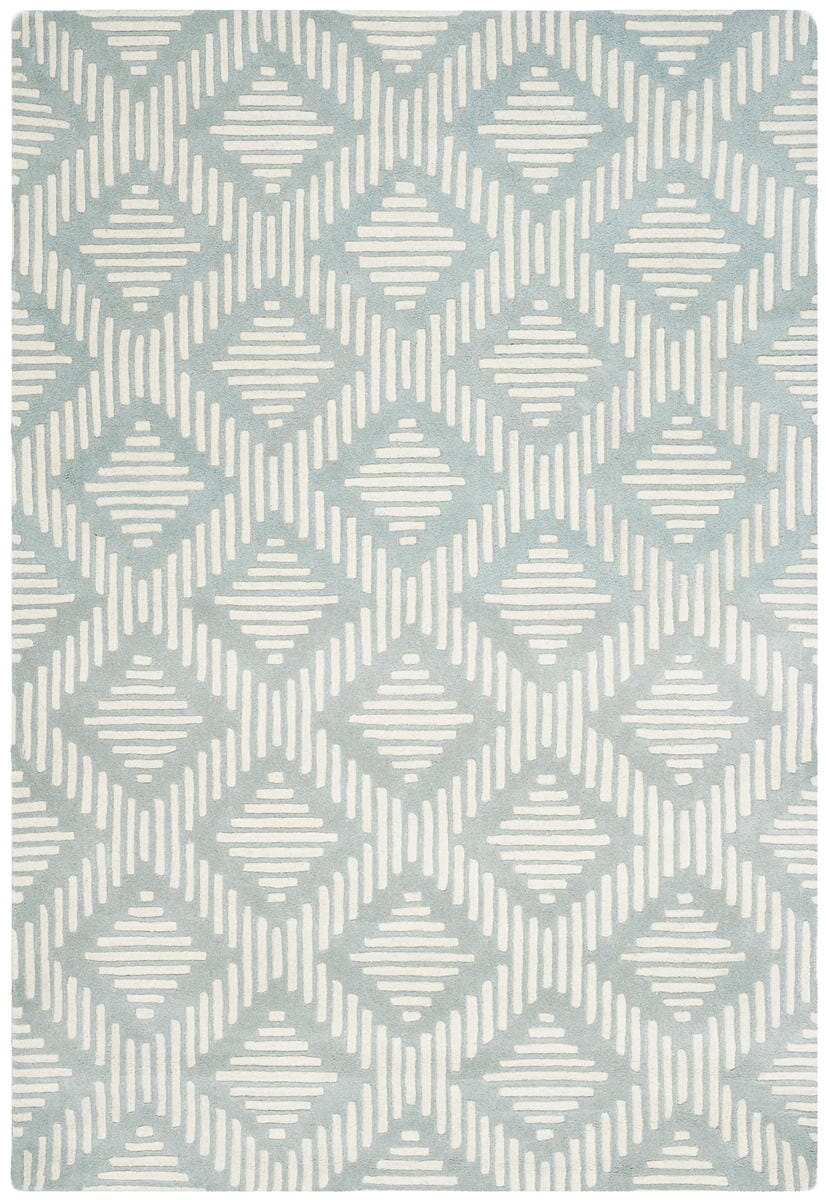 Safavieh Chatham Cht744E Grey / Ivory Geometric Area Rug