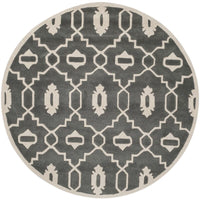 Safavieh Chatham Cht745D Dark Grey / Ivory Geometric Area Rug