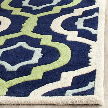 Safavieh Chatham Cht747C Dark Blue / Multi Geometric Area Rug