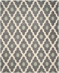 Safavieh Chatham Cht748D Ivory / Dark Grey Geometric Area Rug