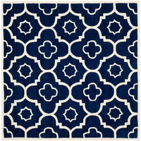 Safavieh Chatham Cht750C Dark Blue / Ivory Geometric Area Rug