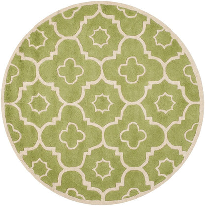 Safavieh Chatham Cht750N Green / Ivory Geometric Area Rug