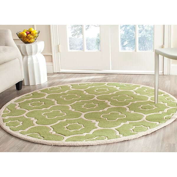 Safavieh Chatham Cht750N Green / Ivory Geometric Area Rug