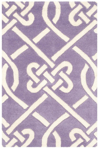 Safavieh Chatham Cht754F Purple / Ivory Geometric Area Rug