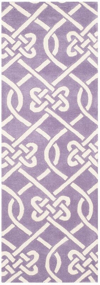 Safavieh Chatham Cht754F Purple / Ivory Geometric Area Rug